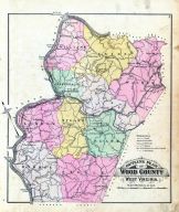 County Map, Wood County 1886